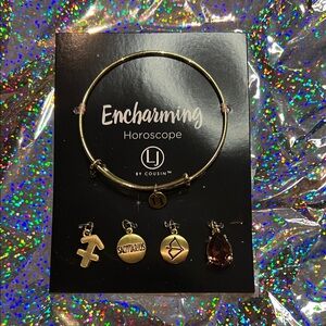 Gold Horoscope Charm Bracelet